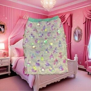 DISNEY  Princess Sequin Stretchy Waist Skirt